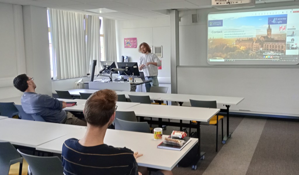 invited lecture at the University of Dundee.